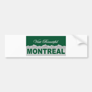 Autocollant De Voiture Visite beau Montréal