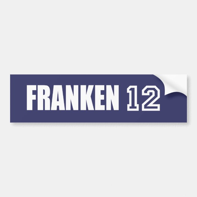 Autocollant De Voiture Vitesse d'élection d'AL FRANKEN (Devant)