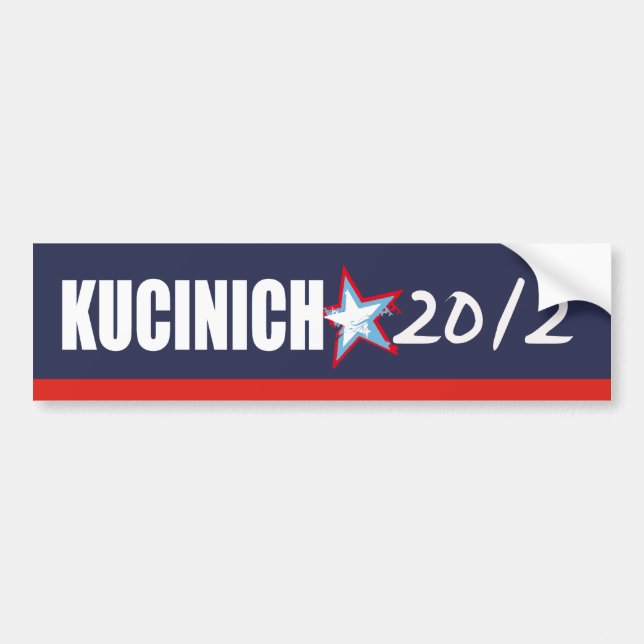 Autocollant De Voiture Vitesse d'élection de DENNIS KUCINICH (Devant)