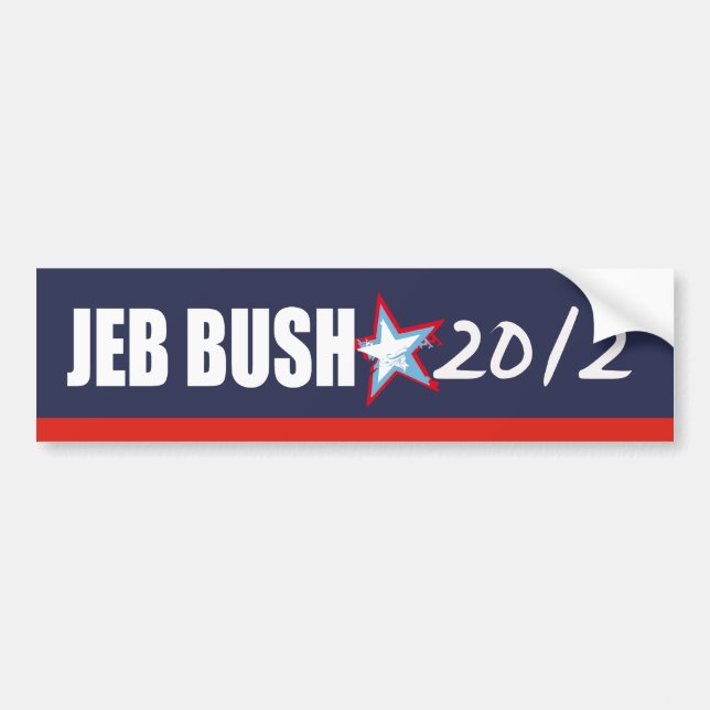Autocollant De Voiture Vitesse d'élection de JEB BUSH (Devant)