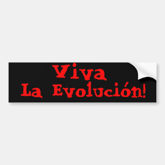 Autocollant De Voiture Viva La Evolución !