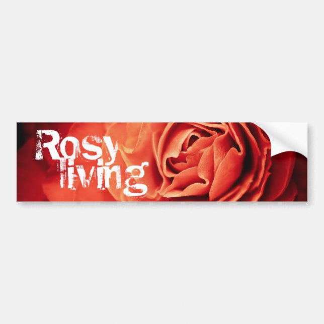 Autocollant De Voiture vivant rose (Devant)