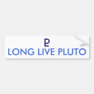 Autocollant De Voiture VIVENT LONGTEMPS PLUTON - customisé