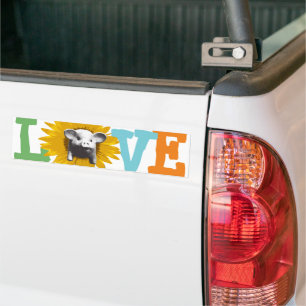 Autocollant De Voiture Voici mon AMOUR par Sunflower Piggy