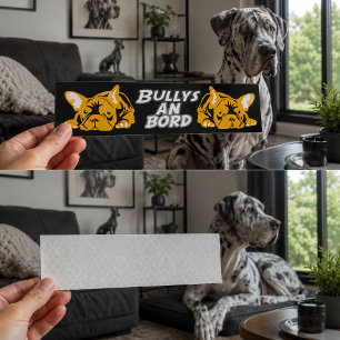 Autocollant De Voiture Voiture Deluxe Moderne de Bouledogue Français
