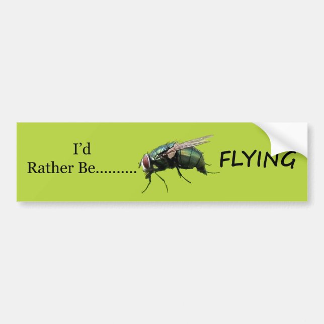 Autocollant De Voiture Volant BumperSticker (Devant)