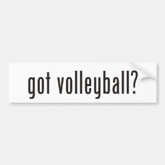 Autocollant De Voiture volleyball obtenu ?