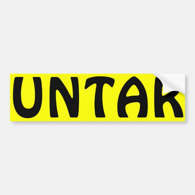 Autocollant De Voiture Volontarisme (Devant)