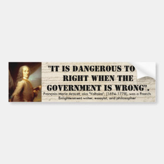Autocollant De Voiture Voltaire_Quote _03