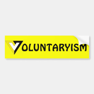 Autocollant De Voiture Voluntaryism