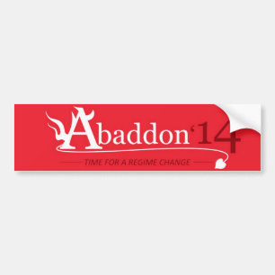 Autocollant De Voiture Vote Abaddon
