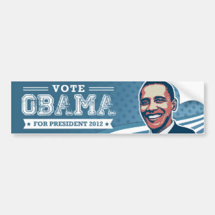 Autocollant De Voiture Vote Barack Obama pour le Président adhésif pour