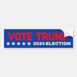Autocollant De Voiture Vote Élection Trump 2024