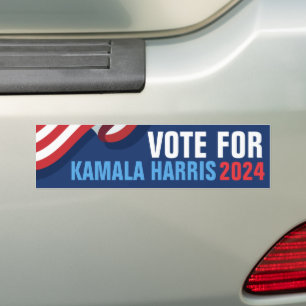 Autocollant De Voiture Vote Kamala Harris pour le Président 2024 Blue