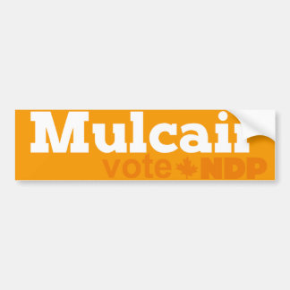 Autocollant De Voiture Vote Mulcair NPD