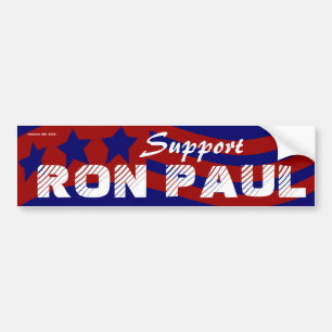 Autocollant De Voiture Vote Ron Paul pour l'élection présidentielle de 20