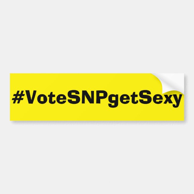 Autocollant De Voiture Vote SNP (Devant)