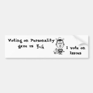 Autocollant De Voiture Votez les questions