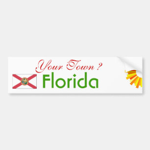 Autocollant De Voiture Votre ADHÉSIF POUR PARE-CHOCS de la FLORIDE de vi