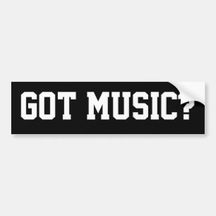 Autocollant De Voiture vous avez de la musique ?