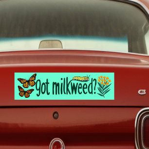 Autocollant De Voiture VOUS AVEZ DE L'ASCLEPIADE ? Plantes de chenilles d