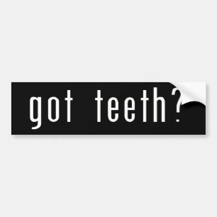Autocollant De Voiture Vous avez des dents?