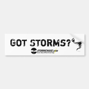 Autocollant De Voiture Vous avez des tempêtes ?