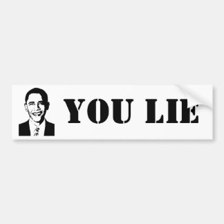 Autocollant De Voiture Vous vous trouvez ! (Obama)