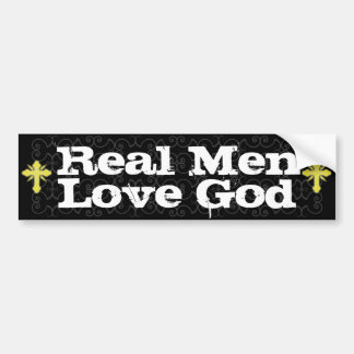 Autocollant De Voiture Vrai chrétien de Dieu d'amour d'hommes