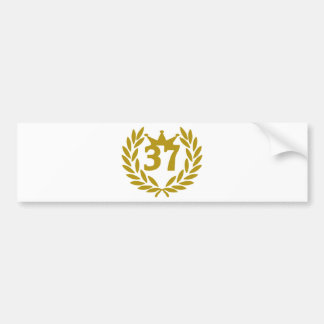 Autocollant De Voiture vrai-laurier-couronne 37