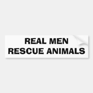 AUTOCOLLANT DE VOITURE VRAIS ANIMAUX DE MENRESCUE