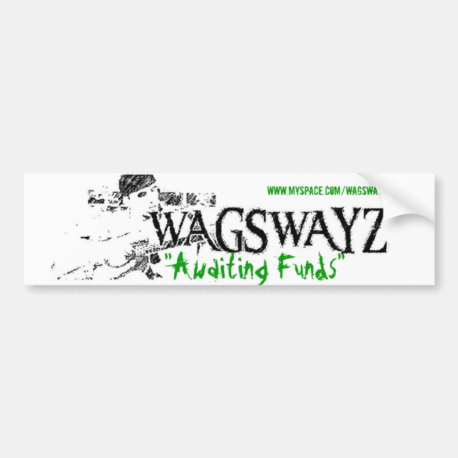 Autocollant De Voiture wags2 - Customisé (Devant)