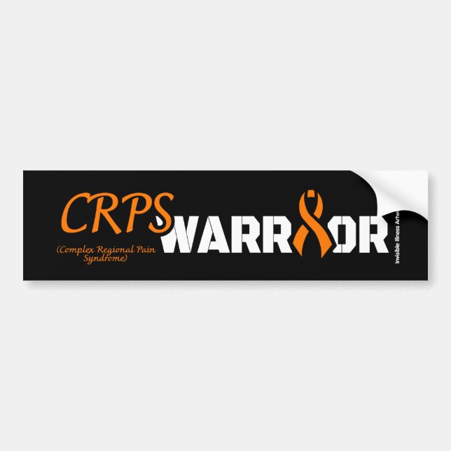 AUTOCOLLANT DE VOITURE WARRIOR...CRPS (Devant)