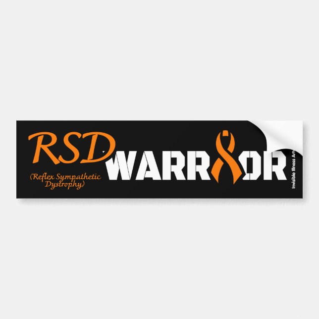 AUTOCOLLANT DE VOITURE WARRIOR...RSD (Devant)