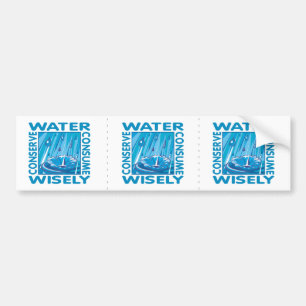 Autocollant De Voiture Water Conservation