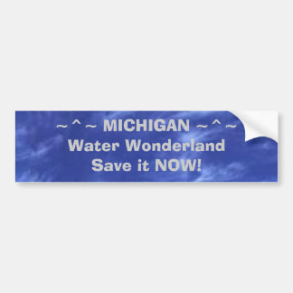 Autocollant De Voiture ~^~Water WonderlandSa du MICHIGAN de ~^~…