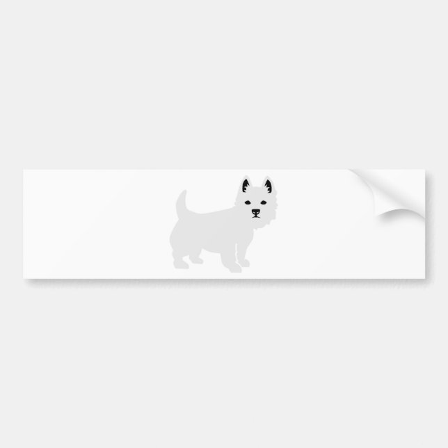 Autocollant De Voiture Westie (Devant)