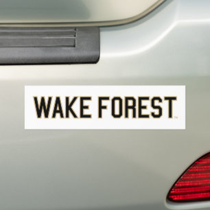 Autocollant De Voiture WFU   Wake Forest