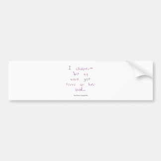 Autocollant De Voiture Whisperer de cheval : Jument avec IPod