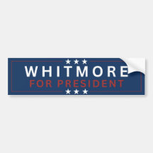 Whitmore pour le Sticker du président Bumper