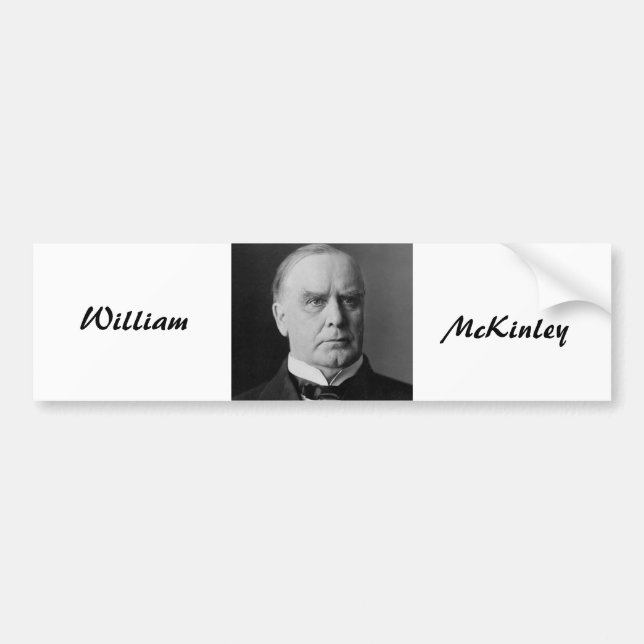Autocollant De Voiture William Mckinley (Devant)