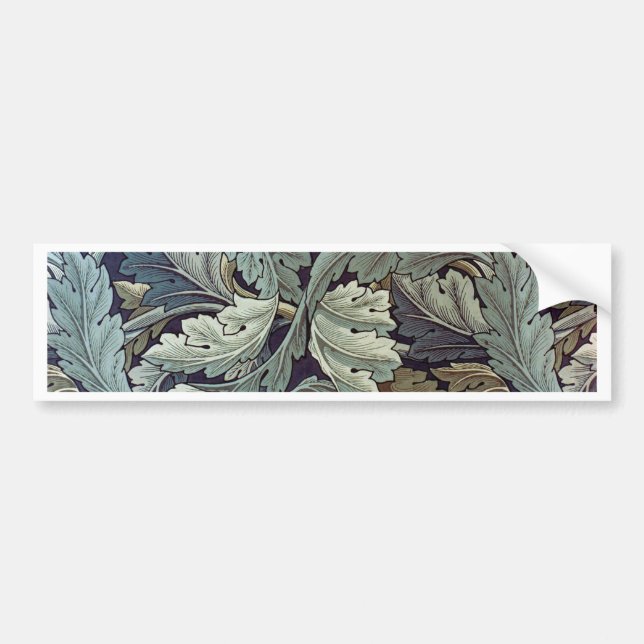 Autocollant De Voiture William Morris Acanthus Feuilles (Devant)