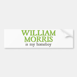 Autocollant De Voiture William Morris est mon Homeboy