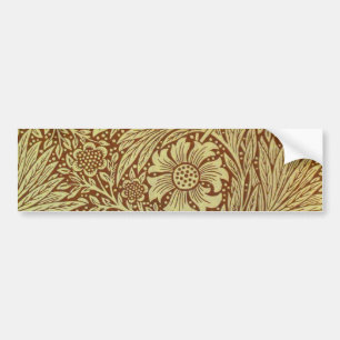 Autocollant De Voiture William Morris Marigold Motif de fleurs antiques