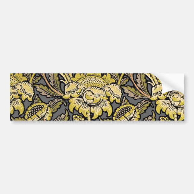 Autocollant De Voiture William Morris Wey Wallpaper Floral (Devant)