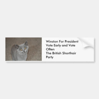 Autocollant De Voiture Winston pour le président