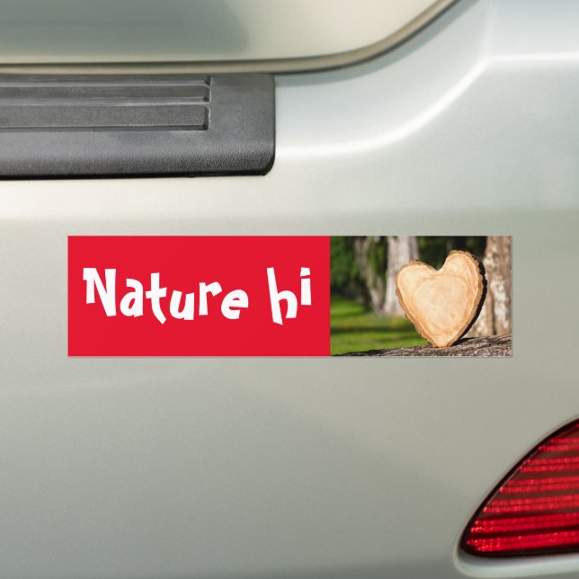 Autocollant De Voiture wooheart bumbumer (En voiture)