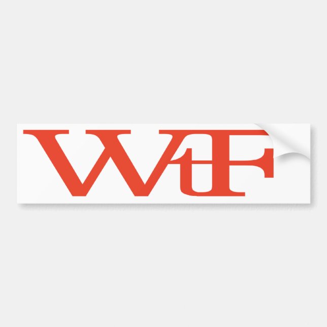 Autocollant De Voiture WrF (Devant)