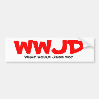 Autocollant De Voiture WWJD, que Jess ferait-il ?