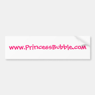 Autocollant De Voiture www.PrincessBubble.com